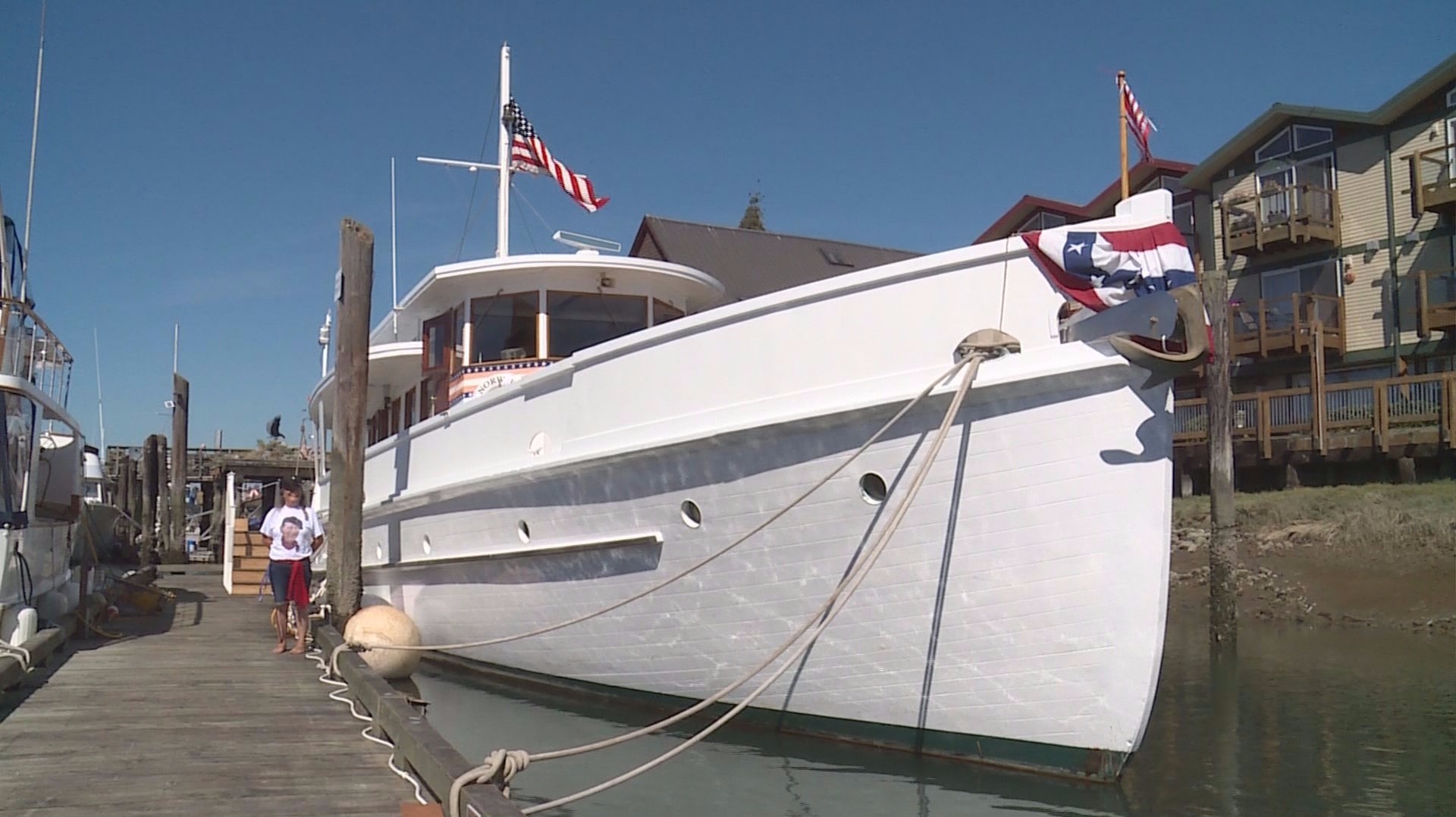 John Wayne's first yacht now a floating museum abc10